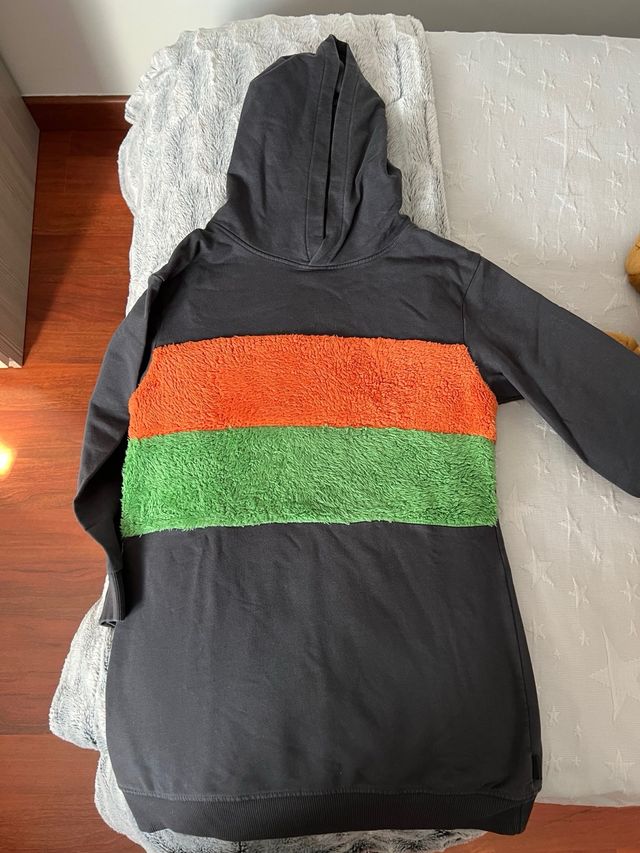 Vestido sudadera Boboli talla 8  128 cms