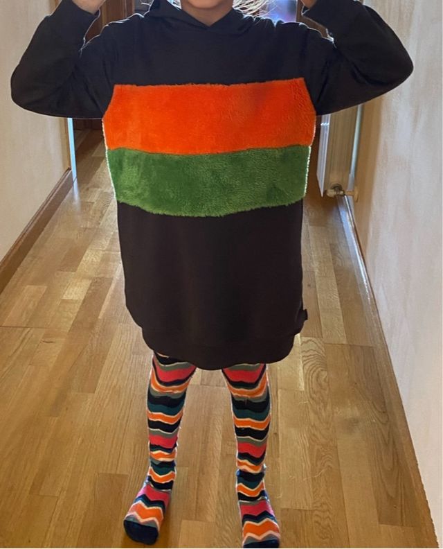 Vestido sudadera Boboli talla 8  128 cms