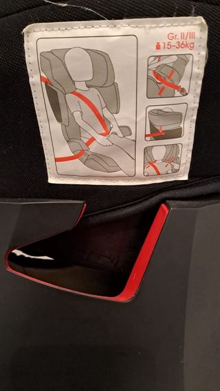 Silla coche niños Cibex X fix Isofix negro 15 a 36