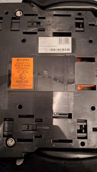 Silla coche niños Cibex X fix Isofix negro 15 a 36