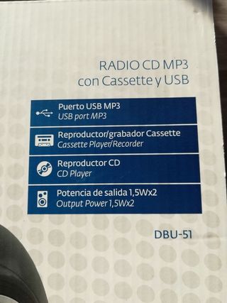 Radio cd Daewoo DBU-51