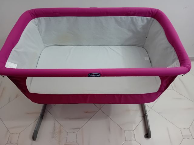 Culla Next to me, fucsia, neonati