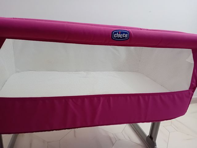 Culla Next to me, fucsia, neonati