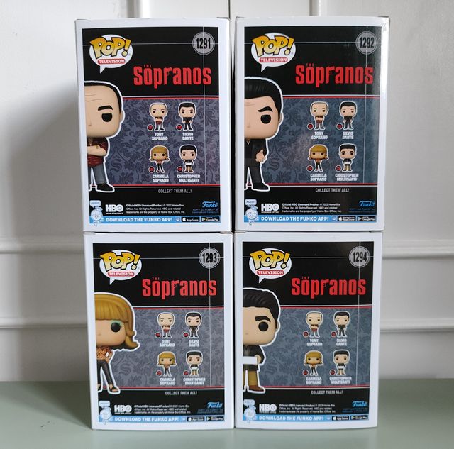 Pack 4 Funkos Los Soprano #1291-1294 POP!