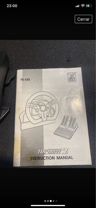 Volante y pedales PS1