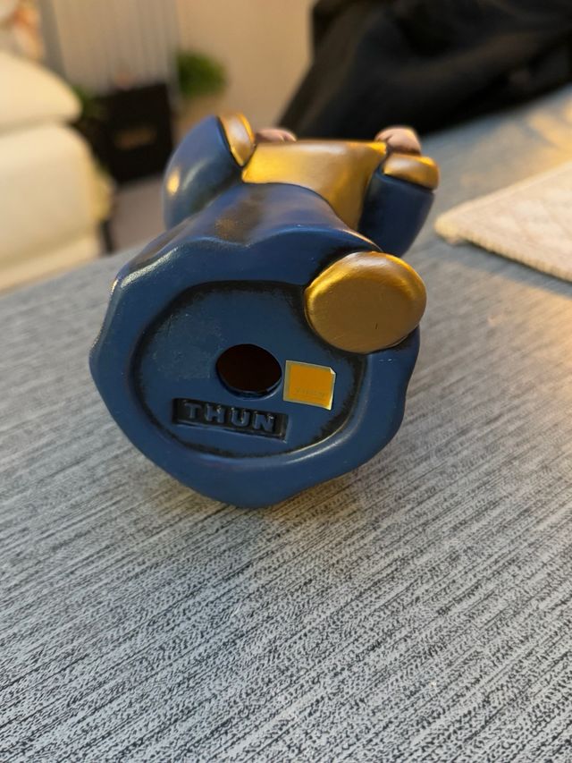 Thun angelo con arpa blu 