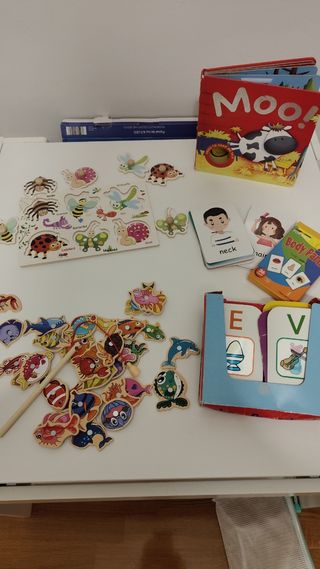 Pack Juguetes Inglés 12 meses