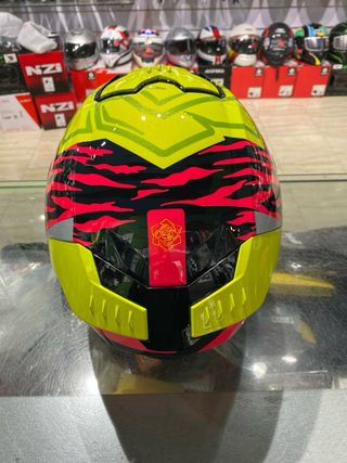 Casco Ls2 integral Stream II Tiger Aldeguer rosa 