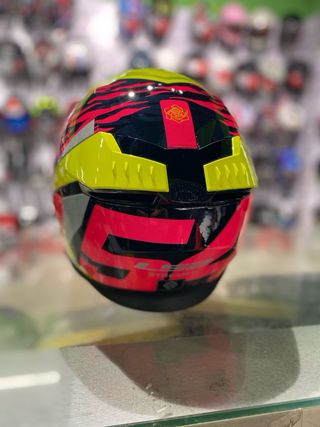 Casco Ls2 integral Stream II Tiger Aldeguer rosa 
