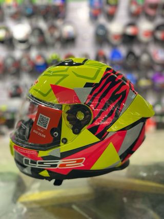 Casco Ls2 integral Stream II Tiger Aldeguer rosa 