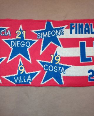 Bufanda copa Europa Lisboa 24 Mayo 2014.