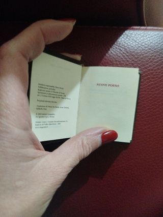 Libro miniatura RainerMariaRilke Poesie