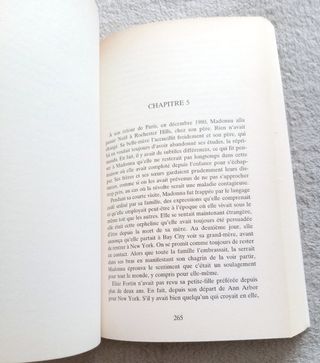 2 libros Madonna en francés