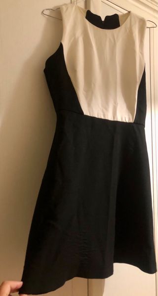 Vestito bianco e nero Zara