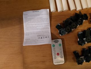 50 velas led sem fios comando