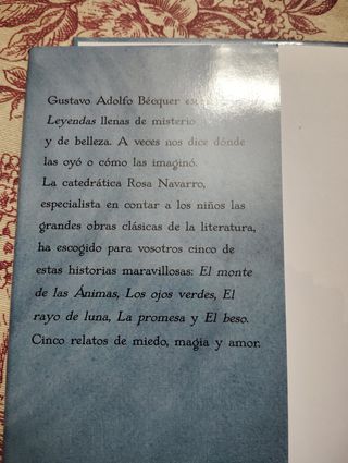 LEYENDAS DE BÉCQUER CONTADAS A LOS NIÑOS (Clasicos Contados a Los Ninos) (Spanish Edition)
