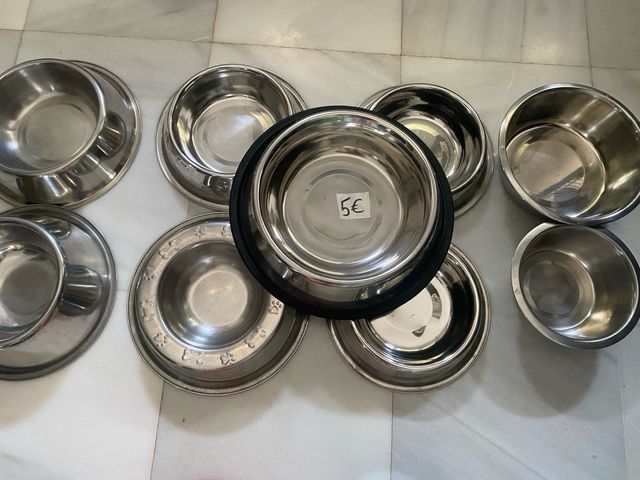Comederos de Metal Perro