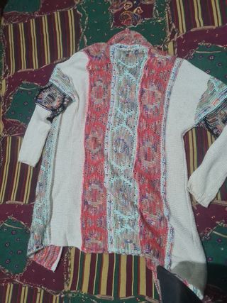 Cardigan lungo a maglia