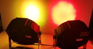 x2 FOCOS PAR 36 LEDS RGBW DJ LIGHTS