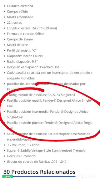Pastilla Strat "Designed by Fender"