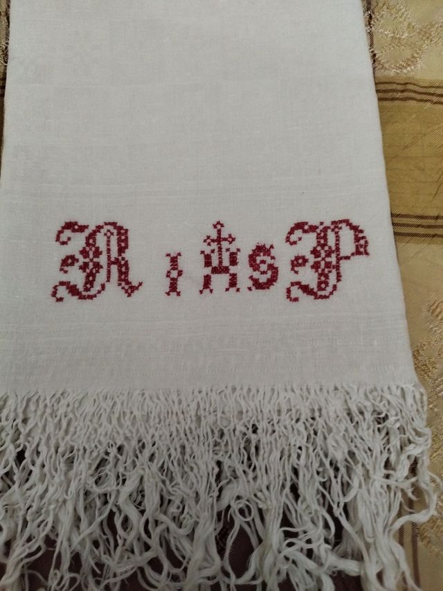 2 toallas de hilo antiguas