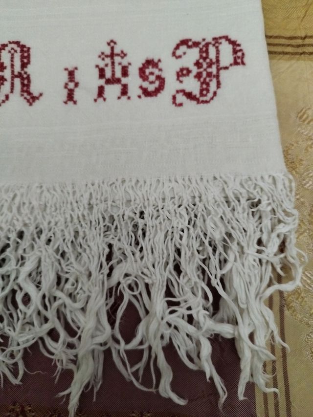 2 toallas de hilo antiguas