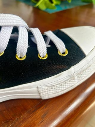 Zapatillas Converse negras plataforma 