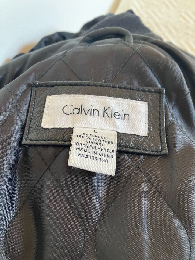 Giacca in pelle Calvin Klein