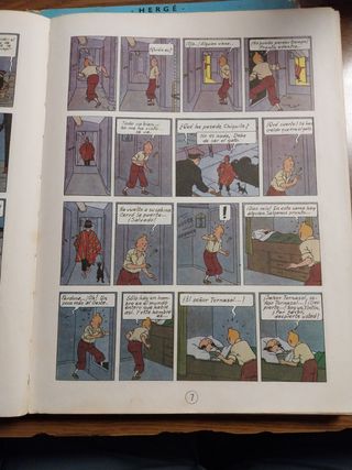 Comic las avenuras tintin. 1 Edición 1959