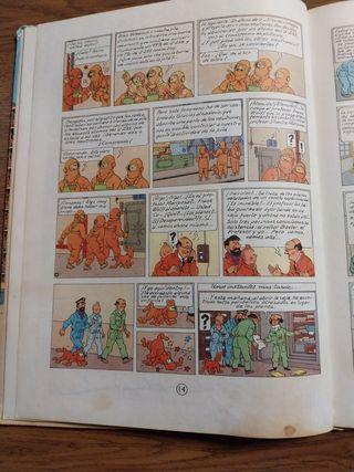 Comic las avenuras tintin. 1 Edición 1959