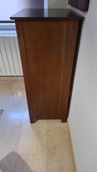 Sinfonier y espejo de madera maciza