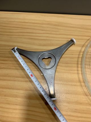 Plato de microondas y soporte