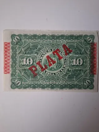 Cuba Colonial Española 10 pesos 1896.