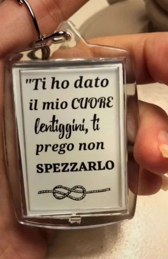 Portachiavi di "Culpa Tuya"