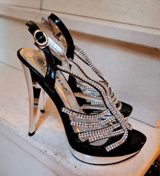 Scarpe Argento tg.38 Nuovi