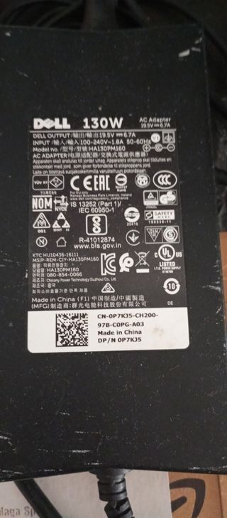 Cargador portátil dell g3 