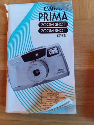 Cámara de Fotos analógica CANON ZOOM SHOT PRIMA