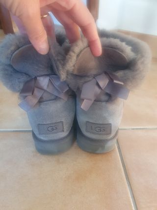 Ugg mini bailey bow grigi