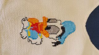 Bavetta ricamata a mano