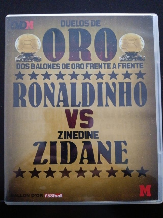 DVD duelos de oro Ronaldinho VS Zidane
