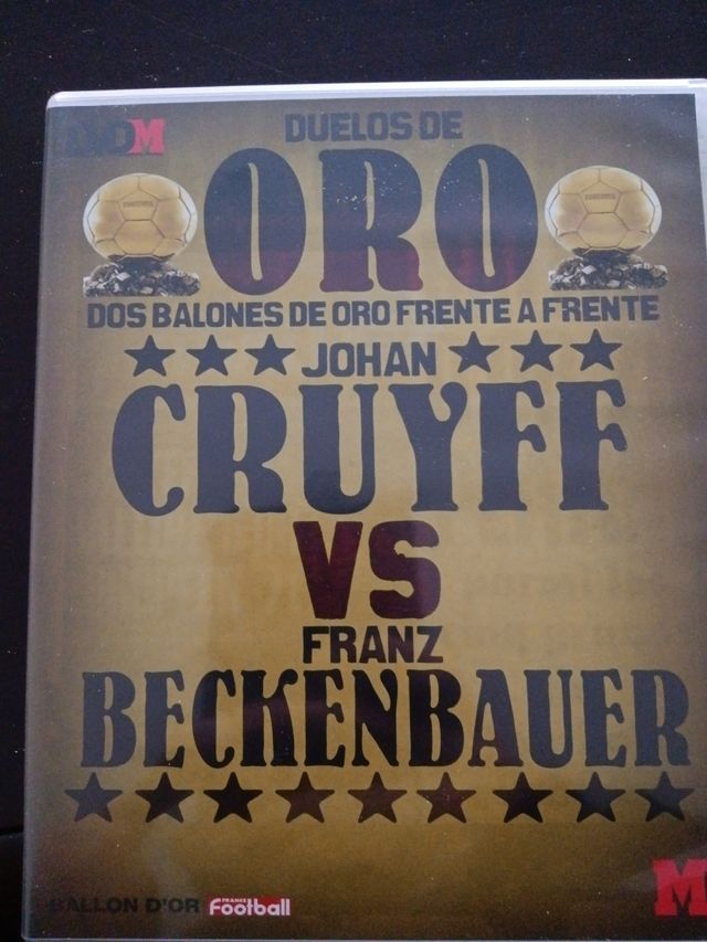 DVD duelos de oro Cruyff vs Beckenbauer