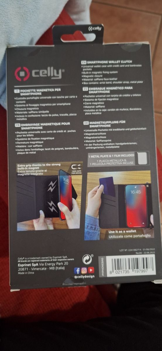 Pochette per smartphone Celly