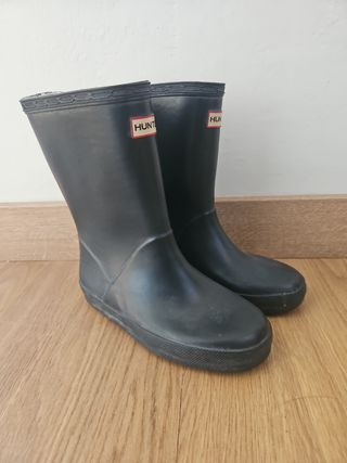 Botas de agua infantiles Hunter 4,5 o 6 añoss