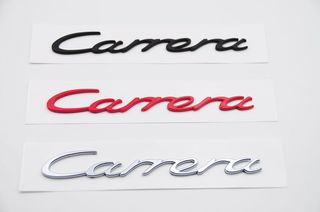 Emblema trasero PORSCHE CARRERA ROJO 