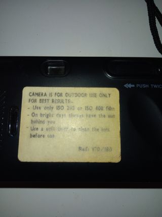 Flash y camara fotos de carrete