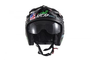 CASCO TRAIL UFO SHERATAN GRAFIC NEGRO