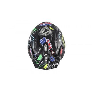 CASCO TRAIL UFO SHERATAN GRAFIC NEGRO