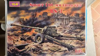 Kit ICM "Soviet 100 mm field gun BS-3", scala 1:35