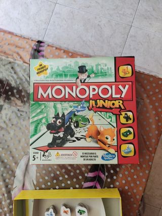 Juego de mesa monopoli junior