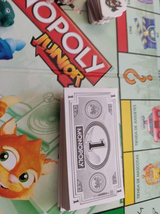 Juego de mesa monopoli junior